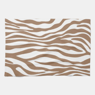 Chamoisee Zebra Animal Print Tea Towel