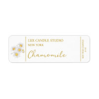 Chamomile Candle Label