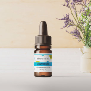 Chamomile Essential Oils Fragrance Bottle Label