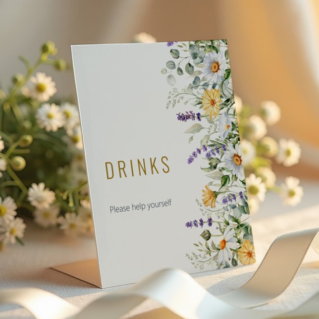 Chamomile & Eucalyptus Drinks Sign (Creator Uploaded)