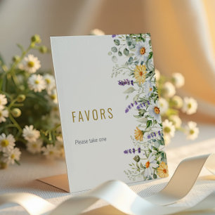 Chamomile & Eucalyptus Favors Sign