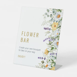 Chamomile & Eucalyptus Shower Flower Bar Sign