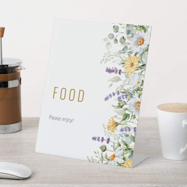 Chamomile & Eucalyptus Shower Food Sign (In SItu)