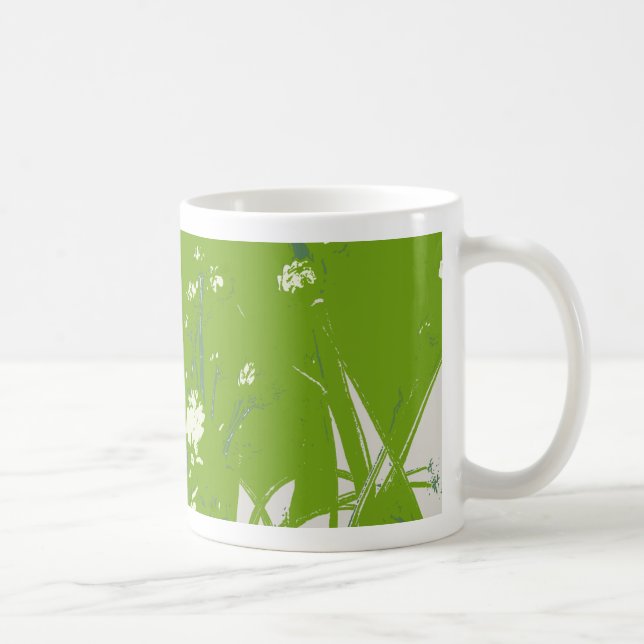 chamomile field green coffee mug (Right)