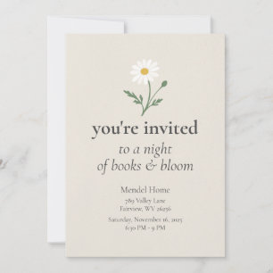Chamomile Gathering - Soft Cream Invitation
