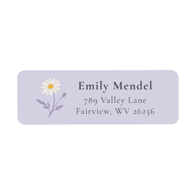 Chamomile Sprig - Lavender Grey (Front)