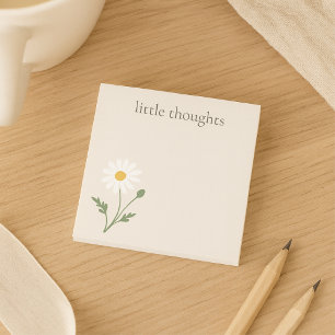 Chamomile Sprig - Soft Cream Post-it Notes