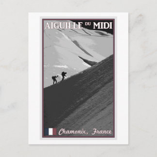 Chamonix - Aiguille du Midi Arete Postcard
