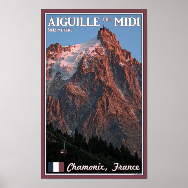 Chamonix - Aiguille du Midi Poster (Front)