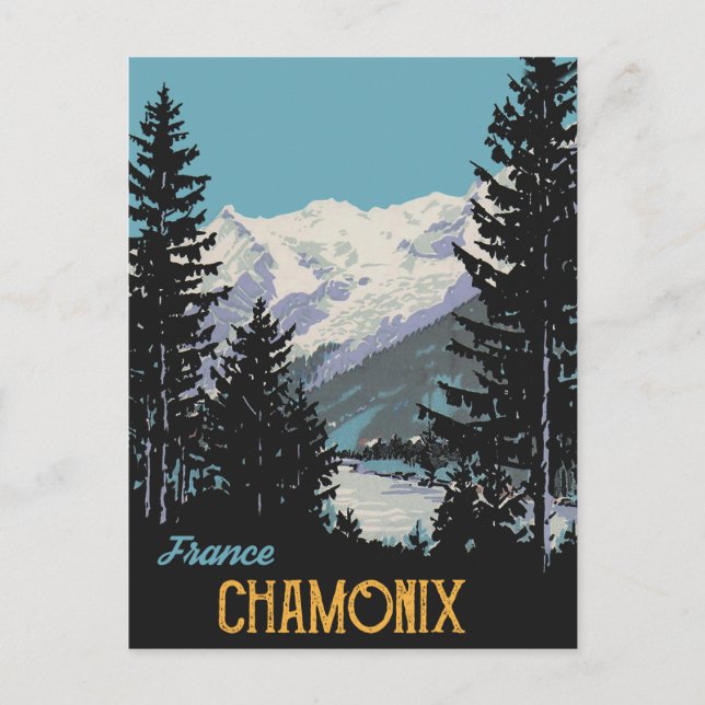 Chamonix, France Postcard (Front)