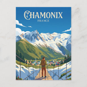 CHAMONIX FRANCE POSTCARD
