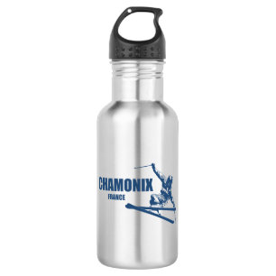 Chamonix France Skier 532 Ml Water Bottle