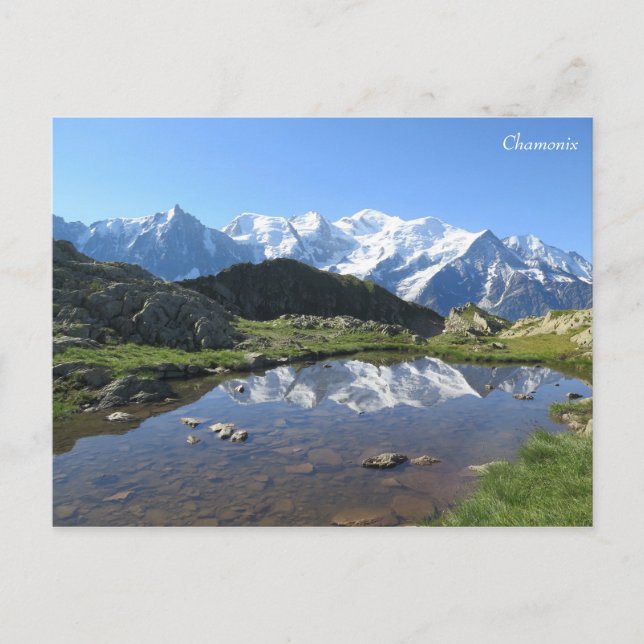 Chamonix French Alps Postcard (Front)