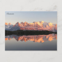 Chamonix Lac de Cheserys sunset