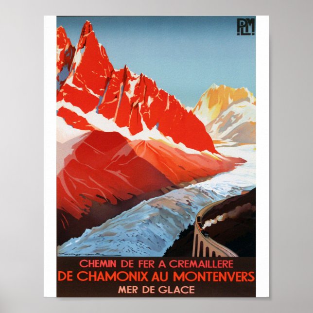 CHAMONIX MOMTENVERS POSTER (Front)