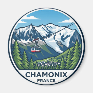 Chamonix Mont-Blanc France Magnet