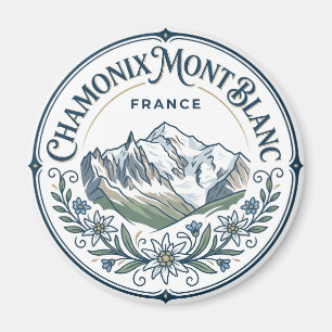 Chamonix-Mont-Blanc France Magnet