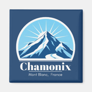Chamonix Mont Blanc France souvenir Magnet
