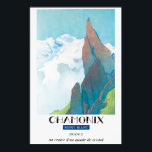 Chamonix, Mont-Blanc France,Travel Ski Poster<br><div class="desc">Recommended sizes: Extra small, Small, Medium and Large. If you want some special poster sizes, please contact me. Chamonix-Mont-Blanc (usually shortened to Chamonix) is a resort area near the junction of France, Switzerland and Italy. At the base of Mont Blanc, the highest summit in the Alps, it's renowned for its...</div>