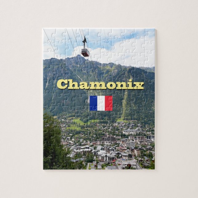Chamonix - Mont Blanc Jigsaw Puzzle (Vertical)
