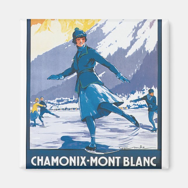 Chamonix-Mont Blanc Magnet (Front)