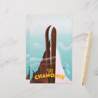 Chamonix-Mont-Blanc Ski poster
