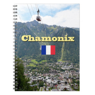 Chamonix - Mont Blanc Spiral Notebook