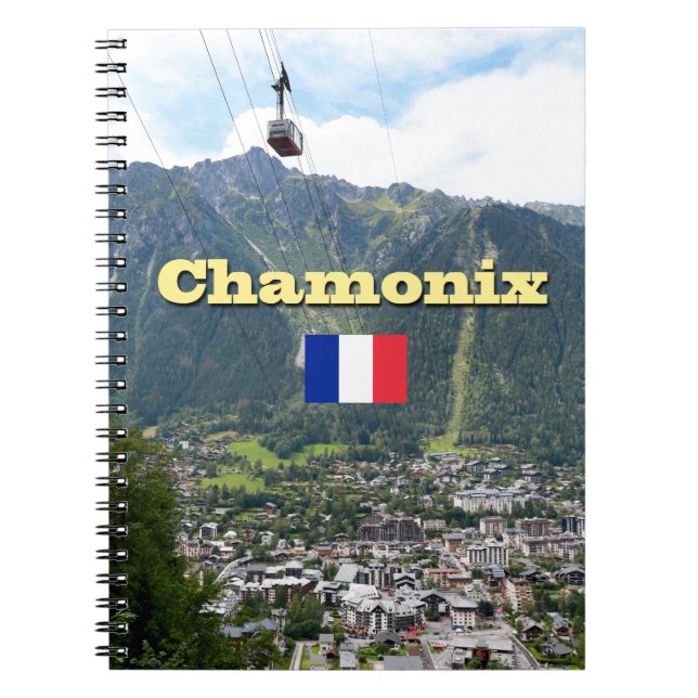 Chamonix - Mont Blanc Spiral Notebook (Front)