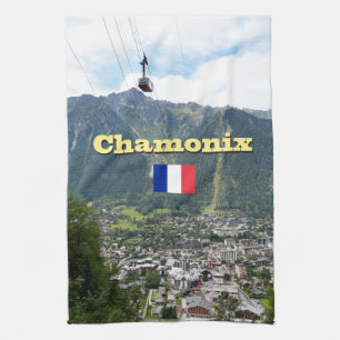 Chamonix - Mont Blanc Tea Towel