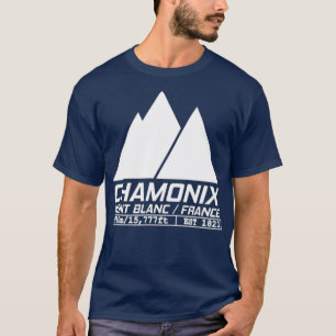 Chamonix Ski Resort Skiing Mont Blanc France T-Shirt