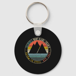 Chamonix Valley Mont Blanc France Skiing Snowboard Key Ring