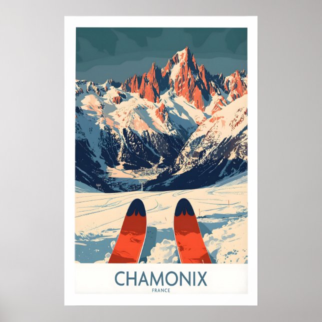 Chamonix Wall Art Poster 1 (Front)