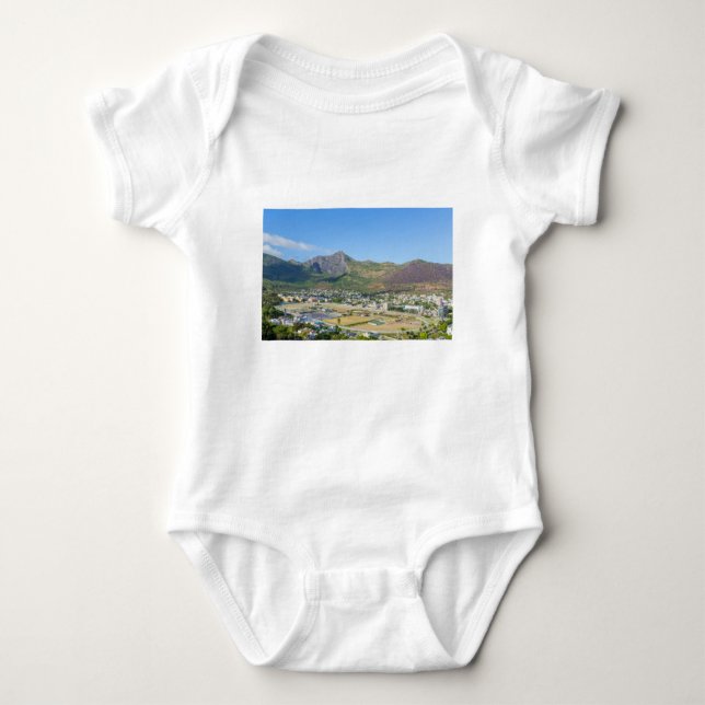 Champ de Mars in Port Louis the capital of Mauriti Baby Bodysuit (Front)