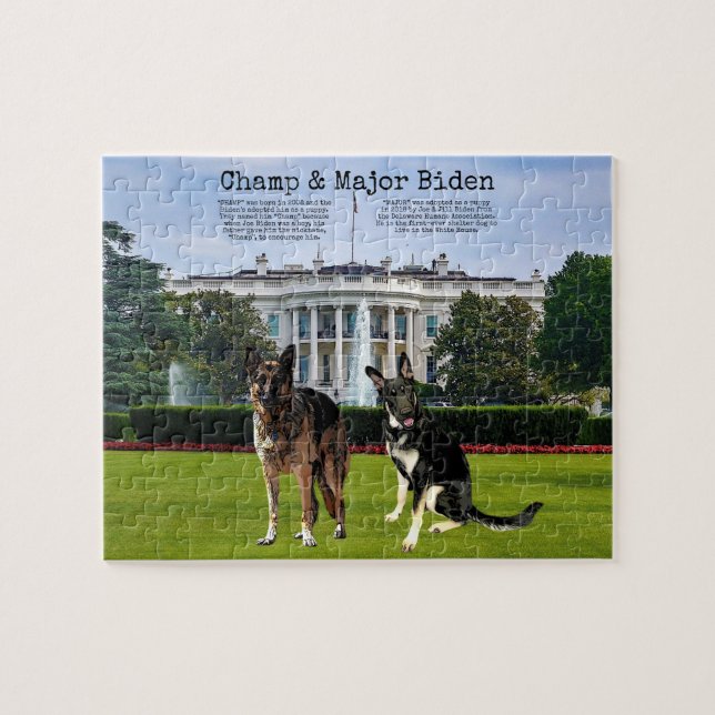 Champ & Major Biden, Jigsaw Puzzle (Horizontal)