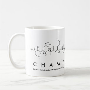 Champ peptide name mug