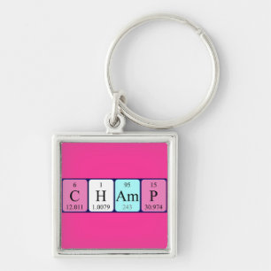 Champ periodic table name keyring