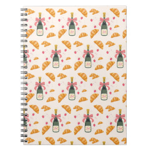 Champagne and Croissants Notebook