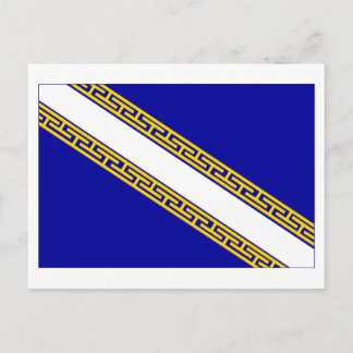 Champagne-Ardenne flag Postcard
