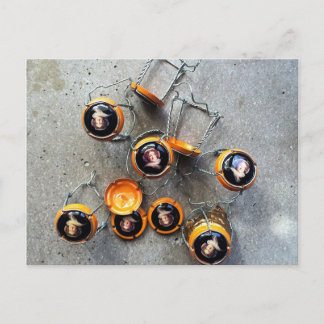 Champagne, baby! postcard