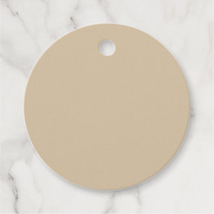 Champagne Beige Favour Tags