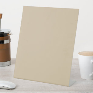 Champagne Beige  Pedestal Sign