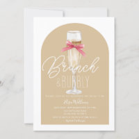 Champagne Boho Arch Brunch & Bubbly Bridal Shower