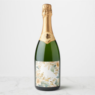 champagne bottle label
