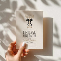 Champagne Bridal Brunch Invitation