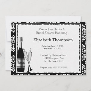 Champagne Bridal Shower Invitation