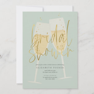 Champagne Bridal Shower Invitation