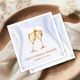 Champagne Brunch and Bubbly Bridal Shower Napkin