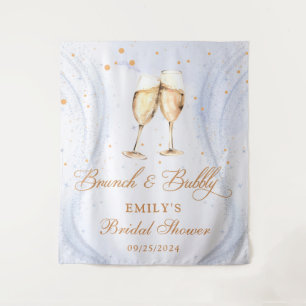 Champagne Brunch and Bubbly Bridal Shower Tapestry