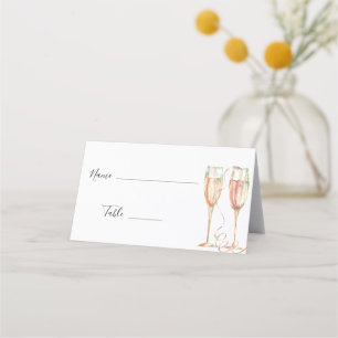 Champagne Brunch & Bubbly Bridal Shower Place Card