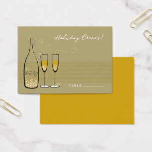 Champagne Bubbles Celebration Mini Party Invite